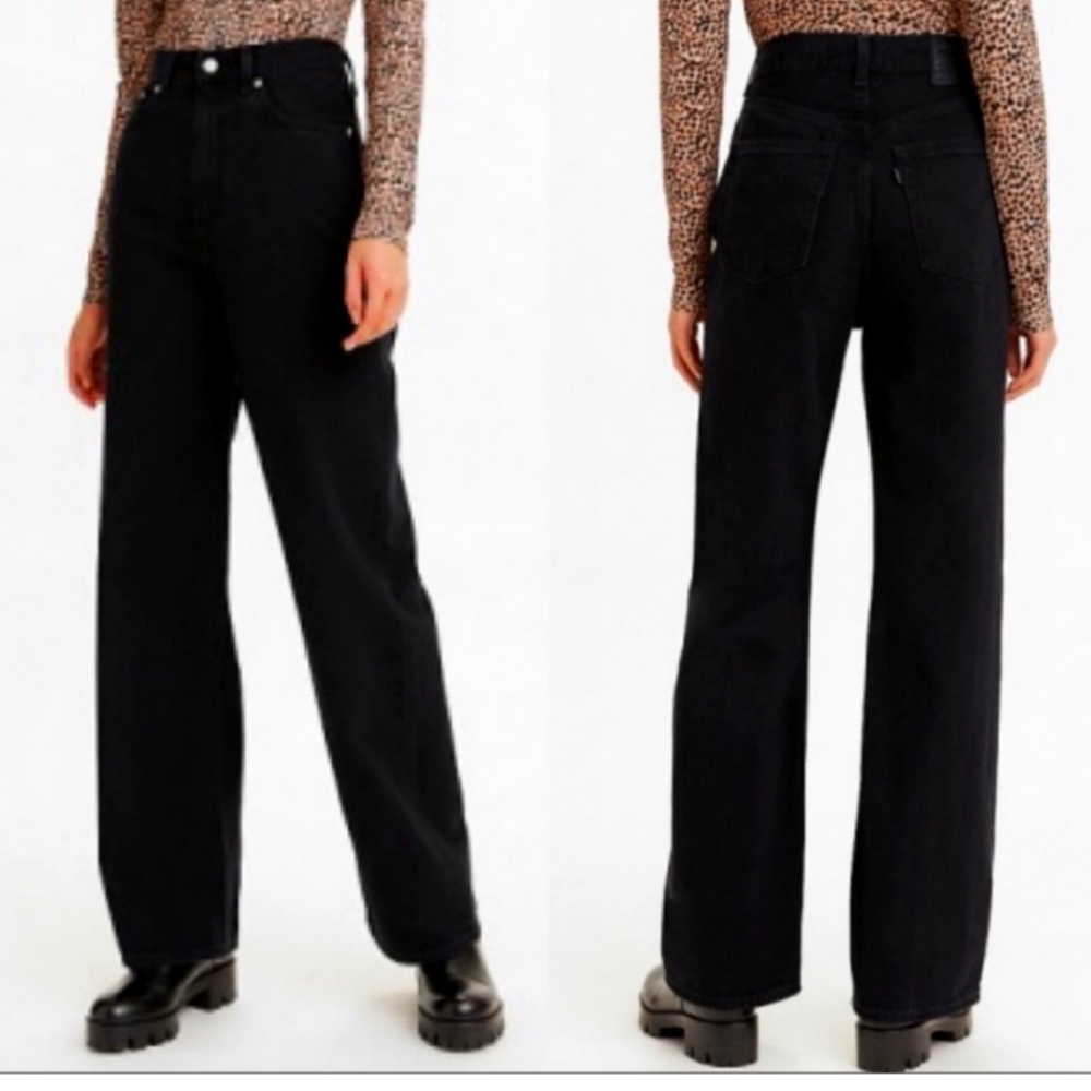 Levi's High Loose Super High Rise Wide Straight Leg Jeans
